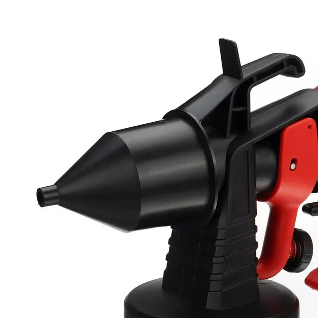 600W Paint Sprayer Gun, 800ml Electric Airless HVLP Paint Sprayer with 3 Nozzles for Inside Outside