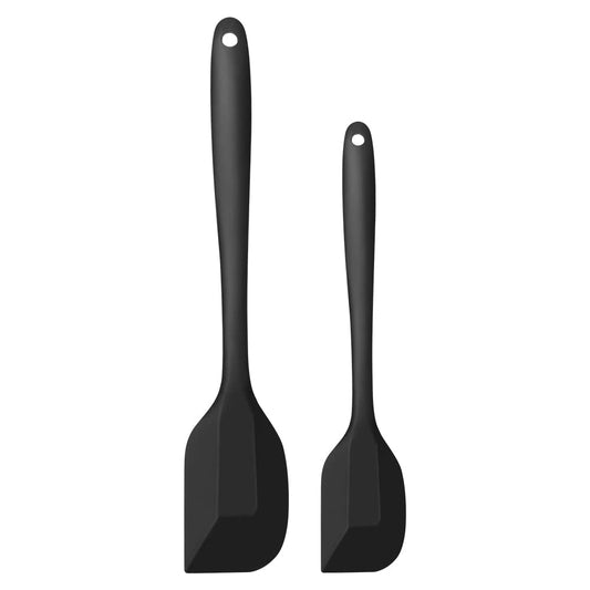 Silicone Spatulas - Silicone Kitchen Utensils ，Heat Resistant Spoon Spatula,Heat Resistant Silicone Spatulas for Cooking, Baking and Mixing （2pcs）