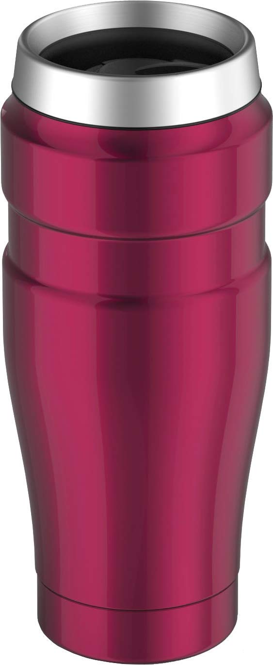 Thermos 161534 Stainless King Travel Tumbler, Raspberry, 470 ml, 1 Count (Pack of 1)