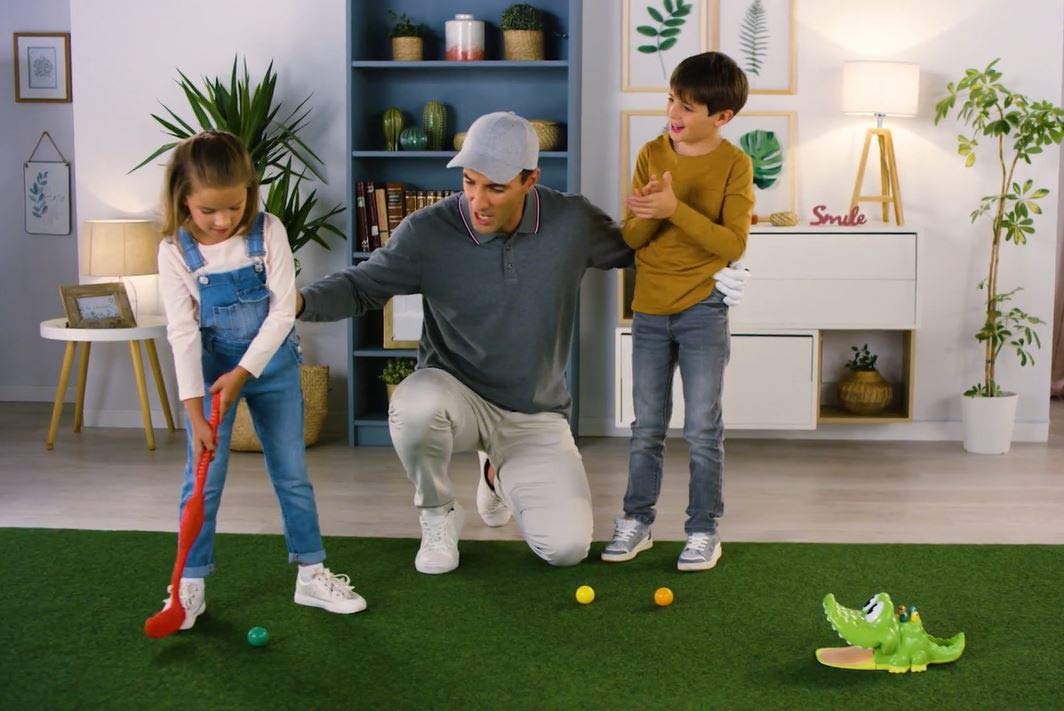 Gator Golf: The Fun Play-at-Home Mini Golf Game | Kids Interactive Action Golf Game | For 2-4 Players | Ages 3+ Single