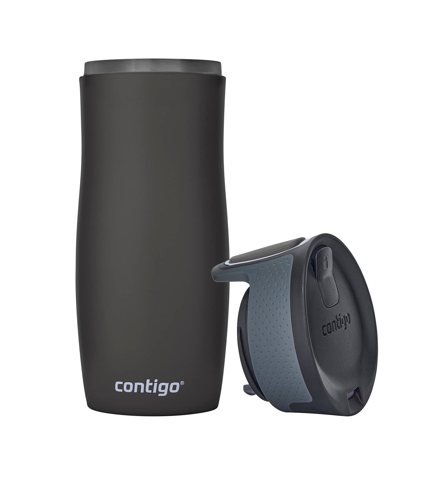 Contigo West Loop Autoseal Travel Mug, Stainless Steel Thermal Mug, Vacuum Flask, Leakproof Tumbler, Coffee Mug with BPA-free Easy-Clean Lid Gunmetal