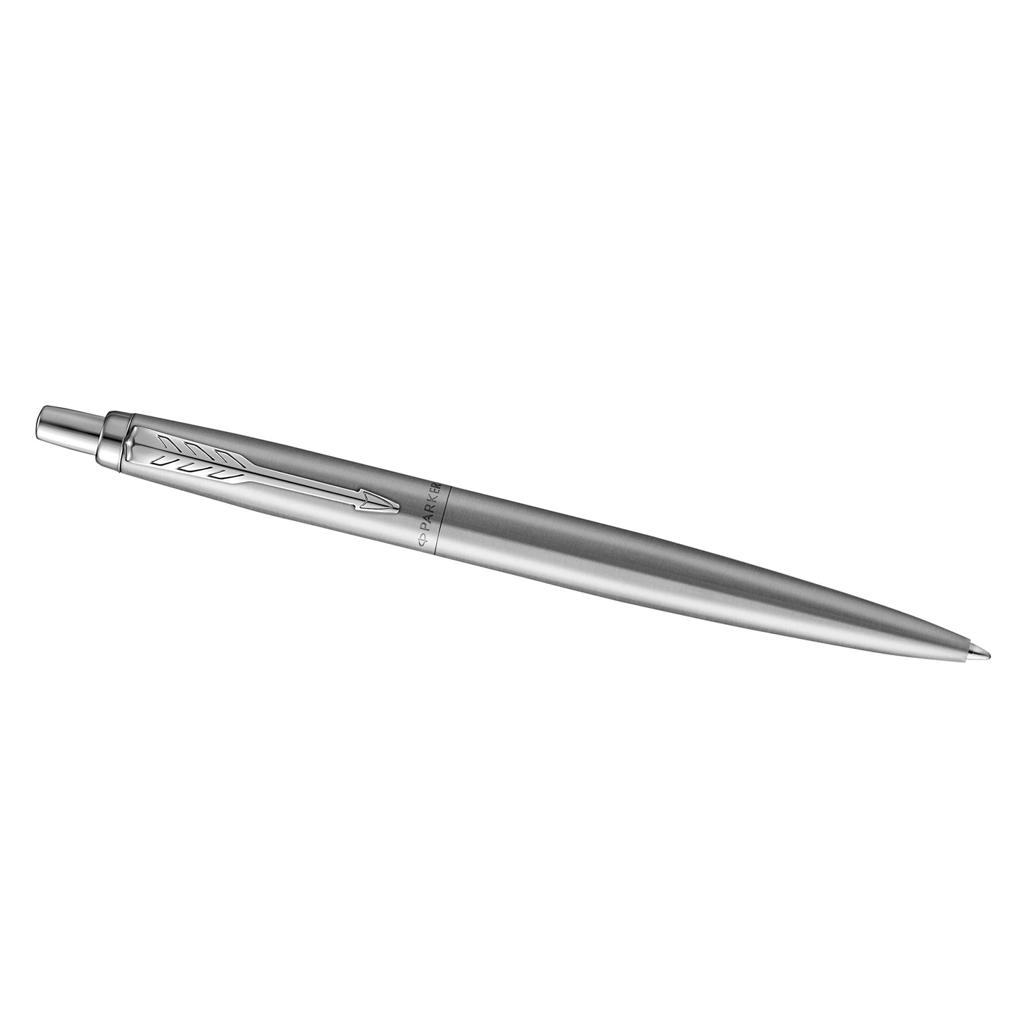 Parker Jotter XL Ballpoint Pen | Monochrome Stainless | Medium Point | Blue Ink | Gift Box Monochrome Grey