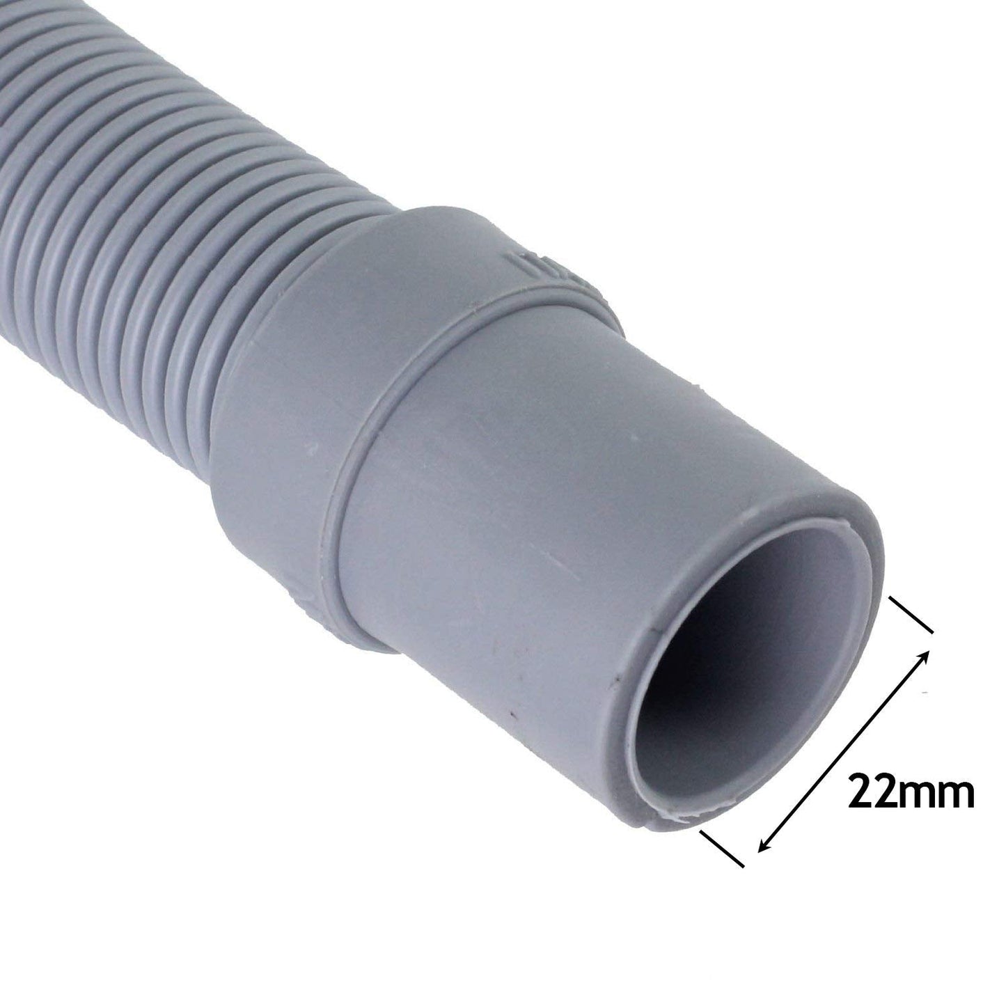 SPARES2GO Universal Cold Water Fill Long 3.5m Inlet Pipe + 2.5m Drain Hose Extension Kit