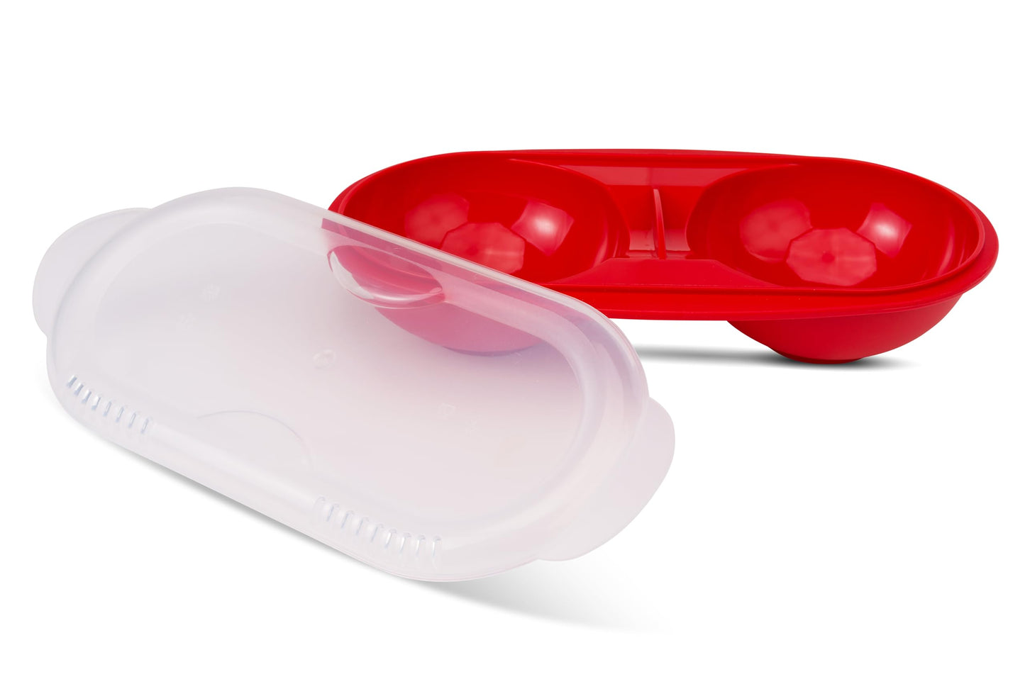 Good 2 Heat Plus Microwave Egg Poacher, Red