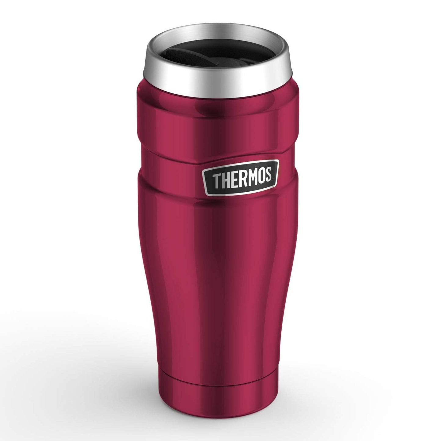 Thermos 161534 Stainless King Travel Tumbler, Raspberry, 470 ml, 1 Count (Pack of 1)