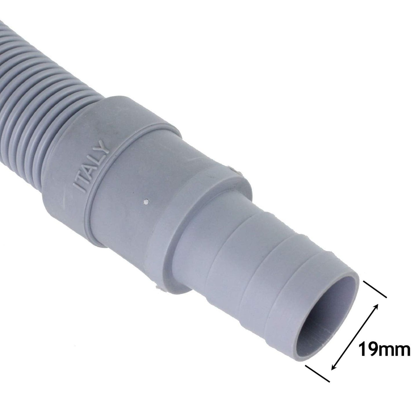 SPARES2GO Universal Cold Water Fill Long 3.5m Inlet Pipe + 2.5m Drain Hose Extension Kit