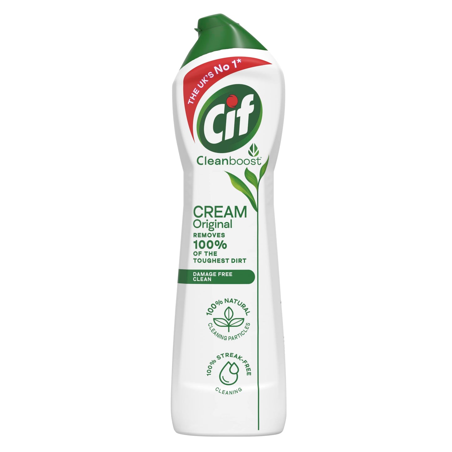 Cif Original Cream Cleaner multipurpose surface cleaner with 100% natural cleaning particles removes 100% of the toughest dirt 8x 500 ml 500 ml (Pack of 8) 8 Pack