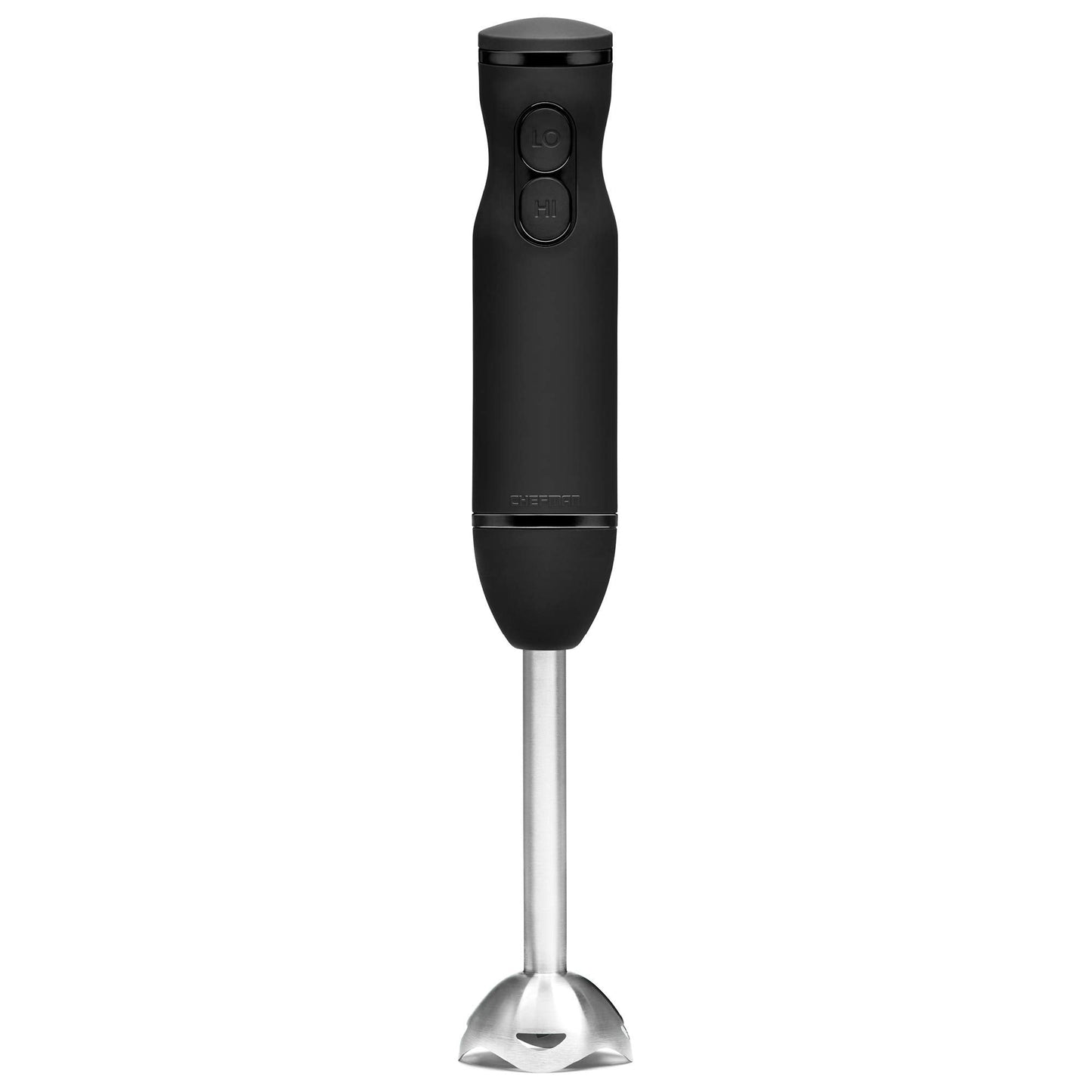 Chefman Immersion Blender, 800W Hand Blender with Stainless Steel Blades, Powerful Electric Ice Crushing, 2-speed Control Handheld Food Mixer, Purées, Smoothies, Shakes, Sauces & Soups, Black U.K. Version