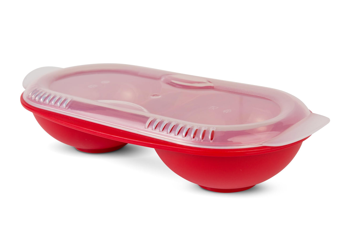 Good 2 Heat Plus Microwave Egg Poacher, Red