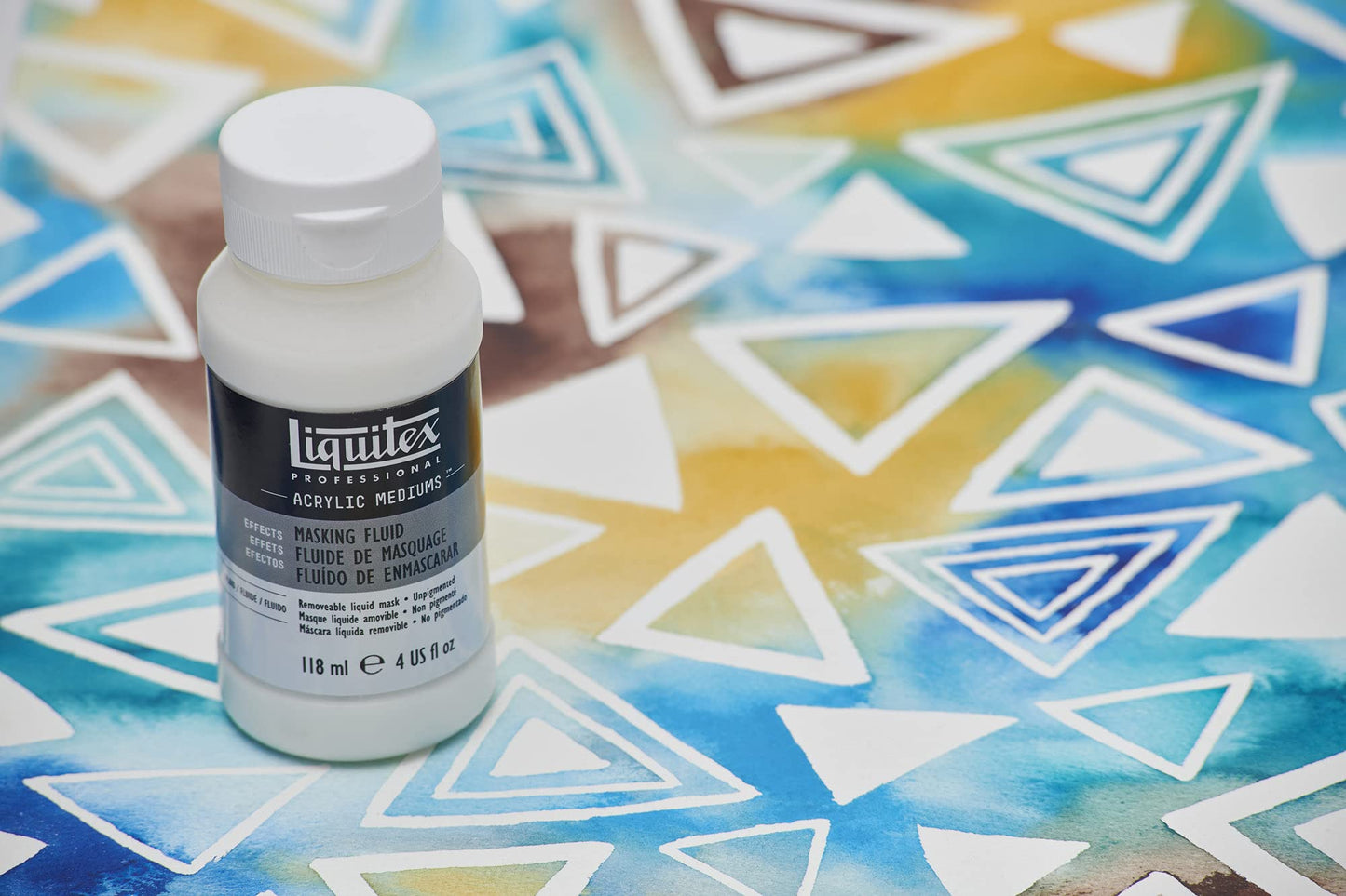 Liquitex Acrylic Masking Fluid Medium 118ML effect