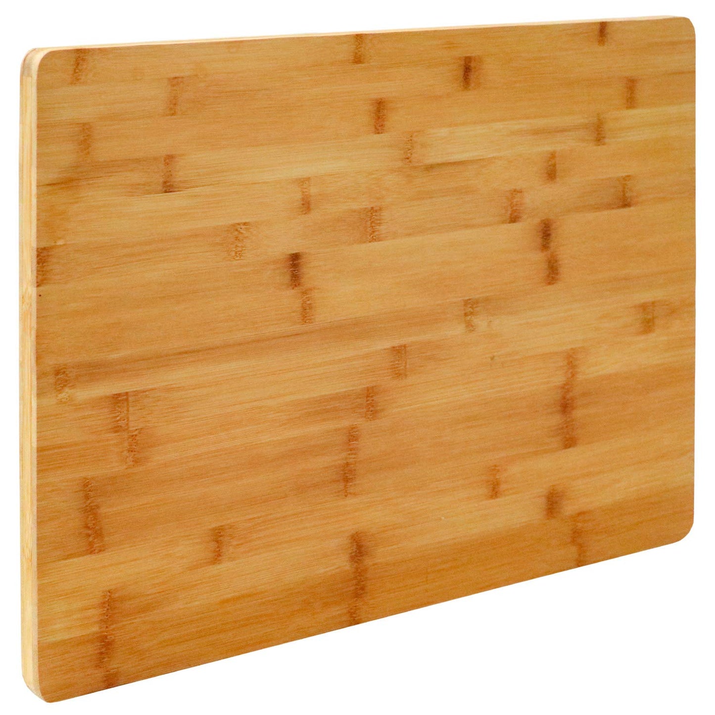 EYEPOWER 2cm Thick XL Bamboo Cutting Board 50×35cm Large Wooden Chopping Block 50 x 35 x 2 cm