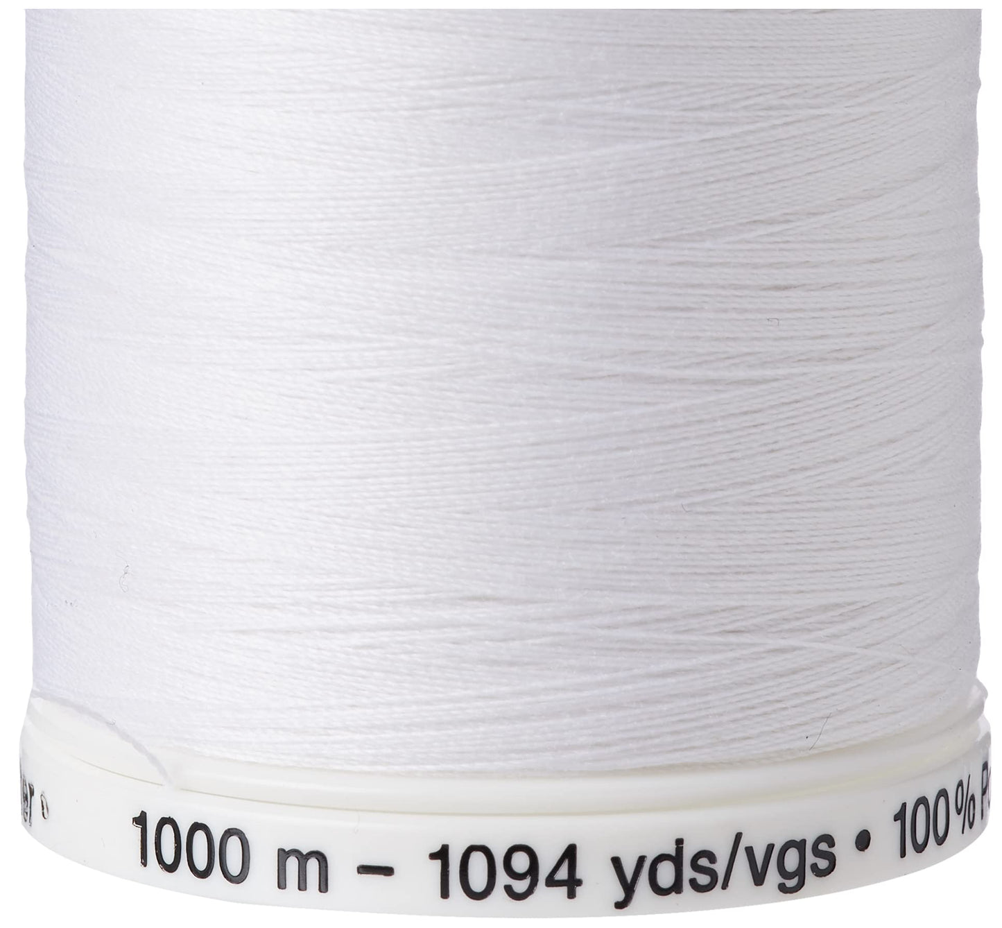 Gutermann Sew-All Thread, Polyester, White, 1000 m Single