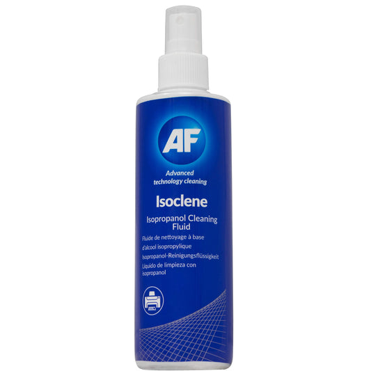 AF Isoclene - Lab grade Isopropyl Alcohol Spray / 99.7% Pure Isopropanol IPA Technical Cleaning and Degreasing Alcohol ideal for electronics, 3D printer, lab technicians– 250ml Bottle