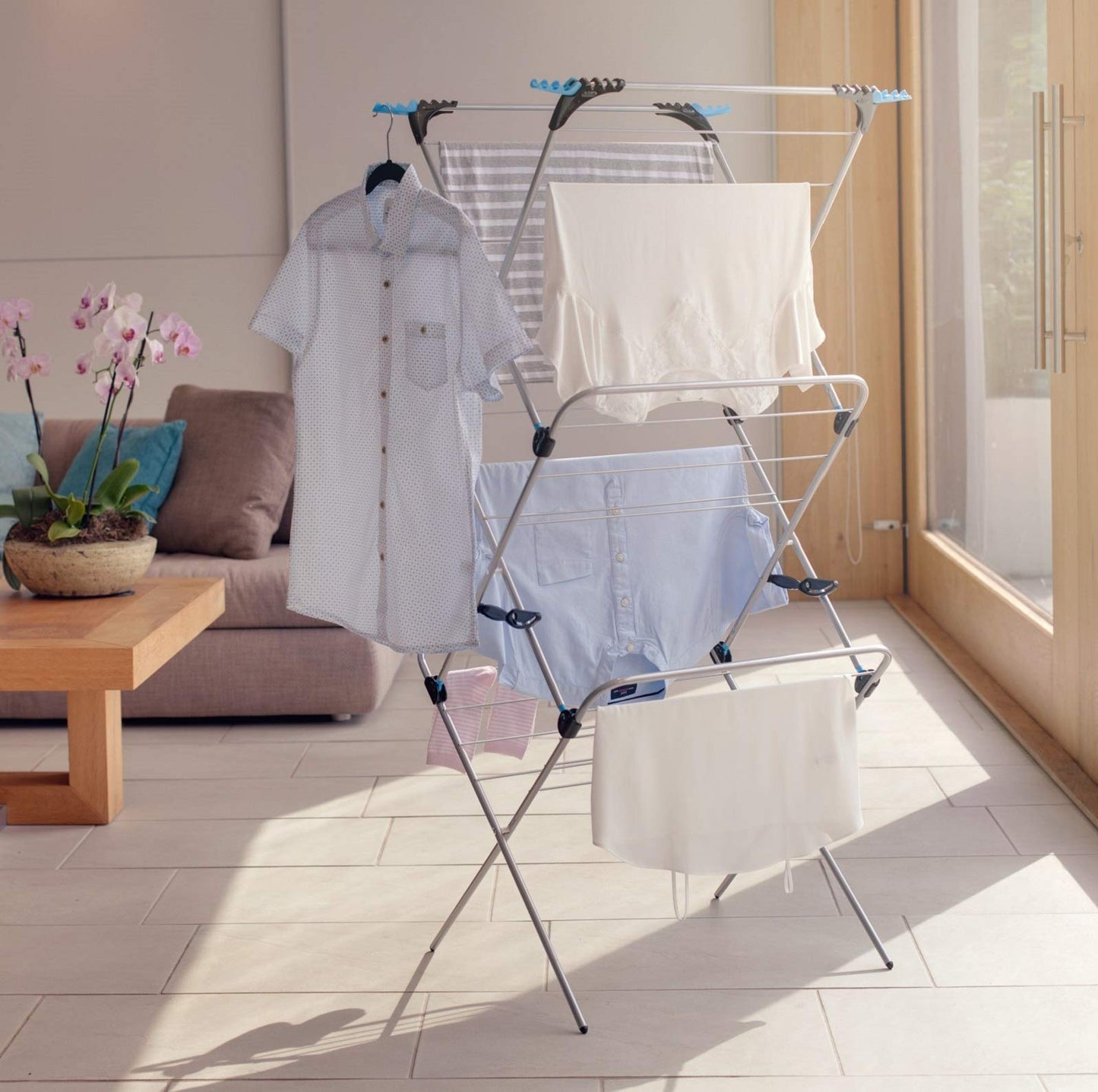 Minky 3 Tier Plus Clothes Airer Single