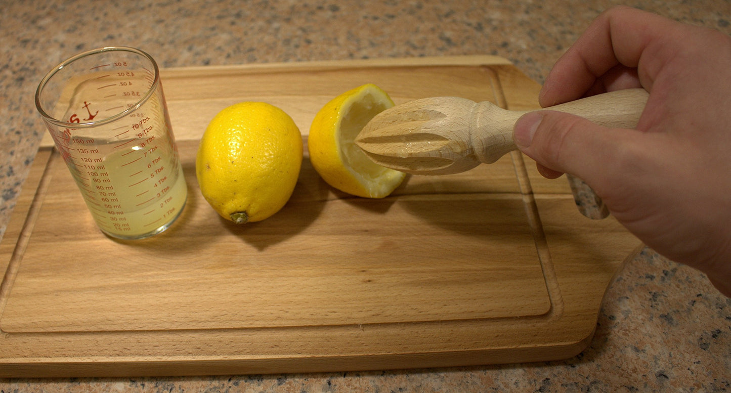 efo Lemon Squeezer Reamer - Citrus Squeezer - Good Grips Wooden Reamer - Orange Juice Squeezer