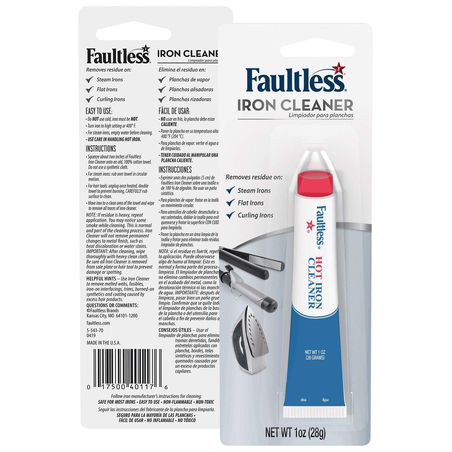 Faultless Starch 40110 Hot Iron Cleaner, 28g