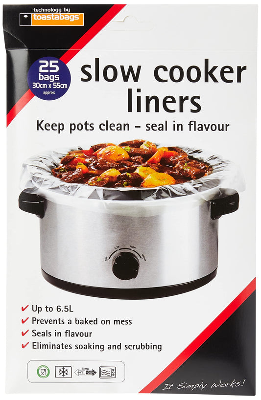 Toastabags Slow Cooker Liner (Pack of 25) Transparent Pack of 25 Single