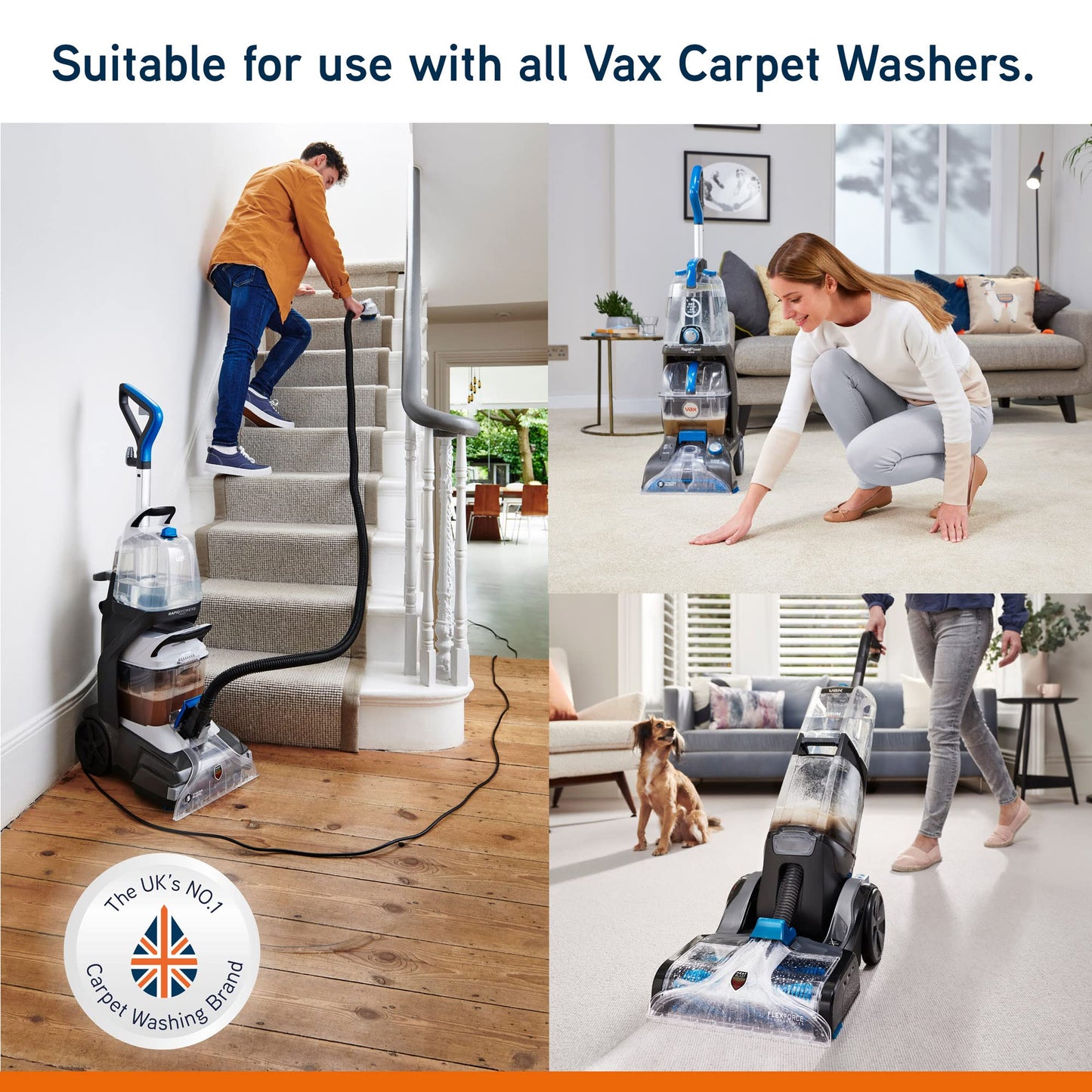 Vax Original 1.5L Carpet Cleaner Solution | Suitable for Everyday Cleaning - 1-9-142055 single