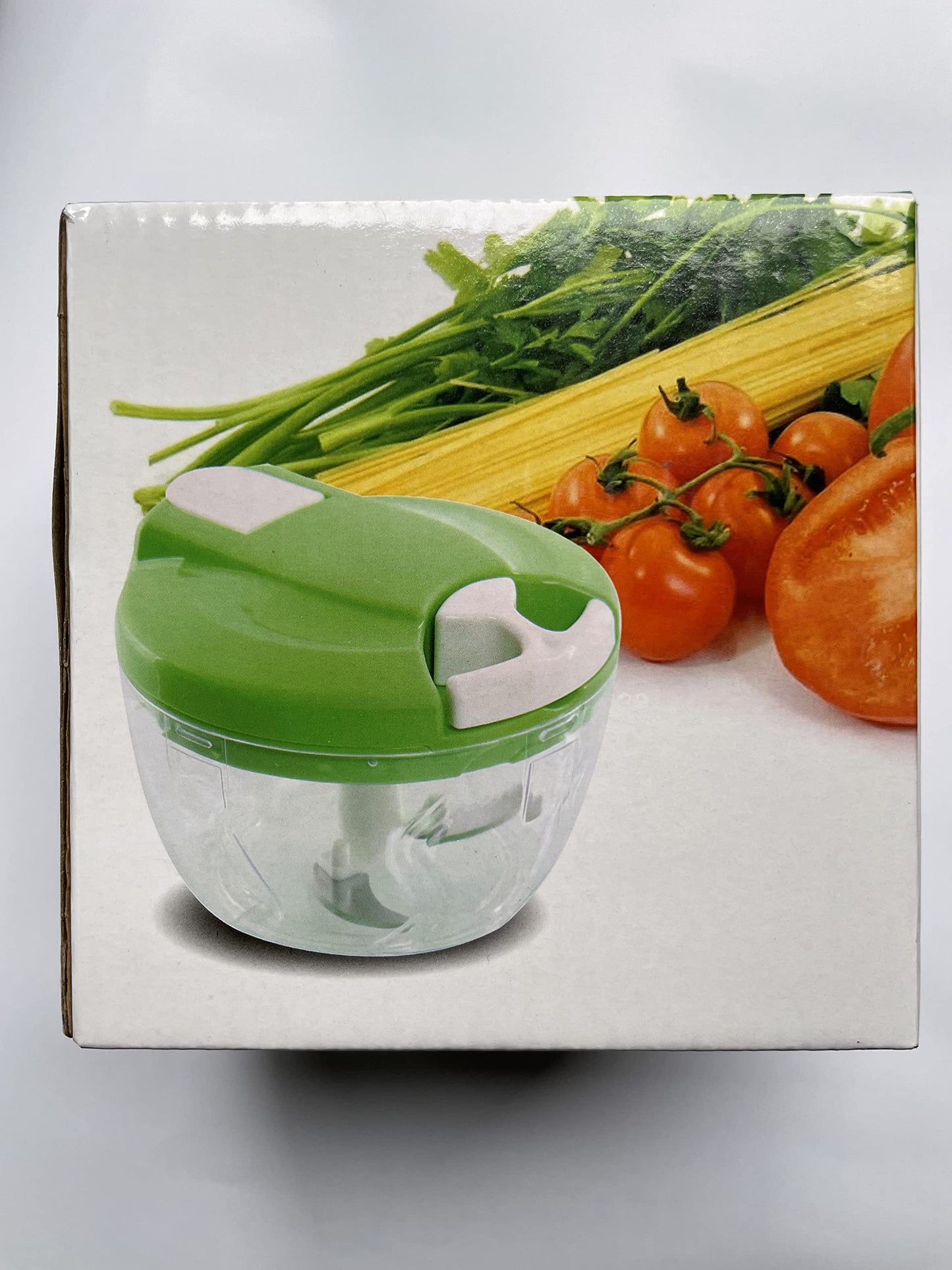 Manual Food Chopper,Sinnsally Manual Food Processor Vegetable Chopper,Kitchen Hand Food Shredder,Onion Slicer Cutter Dicer Grinder,Garlic Chopper Press,Blender Chopping Onions(520ML) 520ml