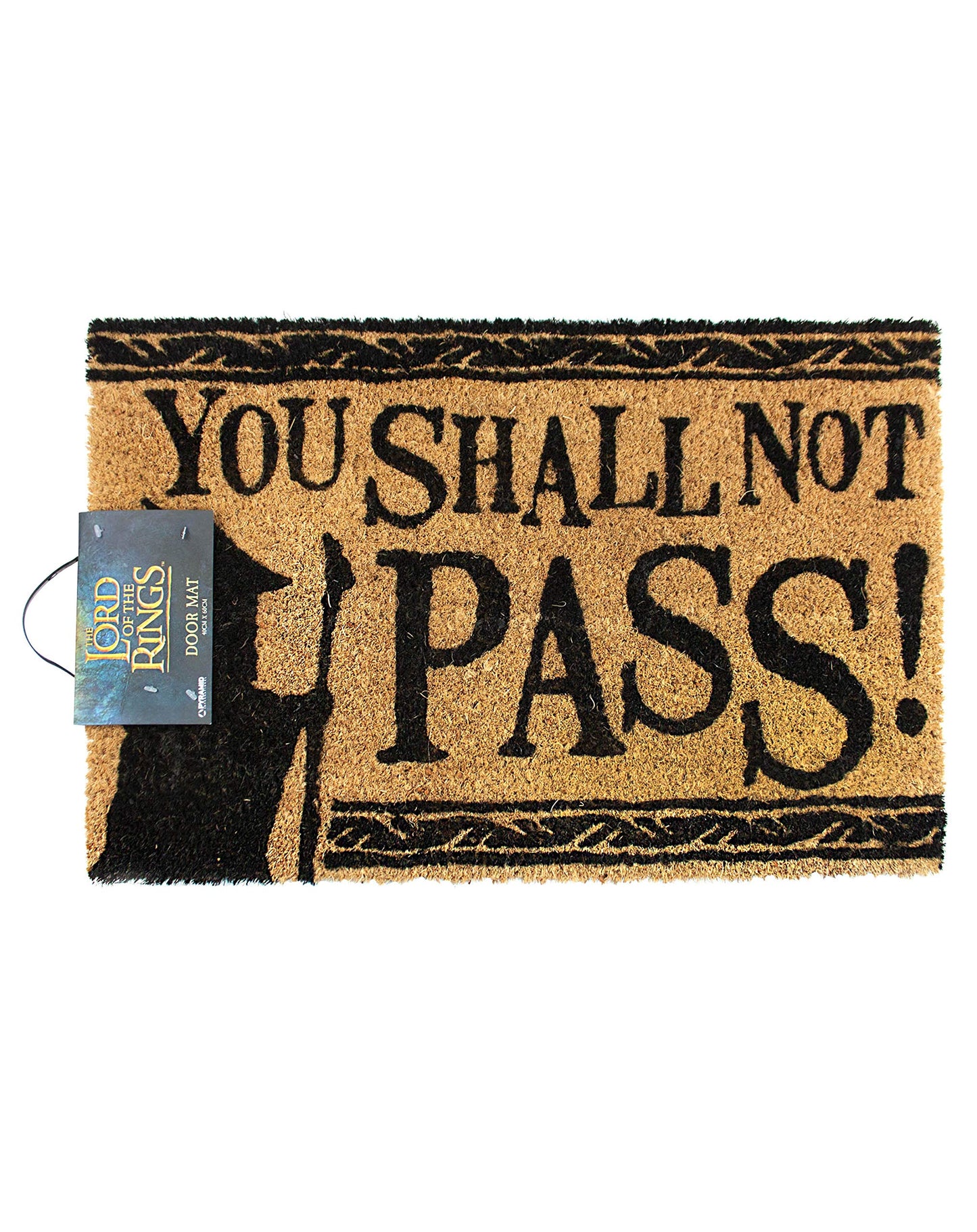 The Lord Of The Rings GP85071 You Shall Not Pass Doormat, Multi-Colour, 40 x 60 cm