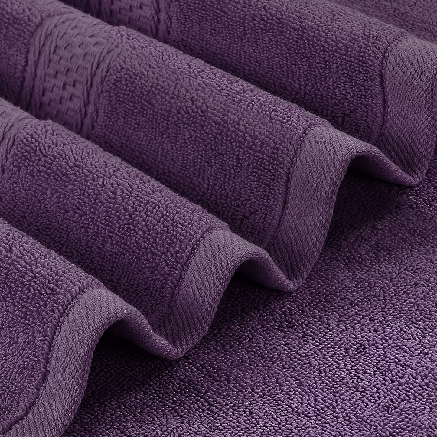 Utopia Towels - 4 Piece Bath Towels Set (69 x 137 CM) - Premium 100% Ring Spun Cotton - Quick Dry, Highly Absorbent, Soft Feel Towels, Perfect for Daily Use (Plum) 27 x 54 Inches Plum