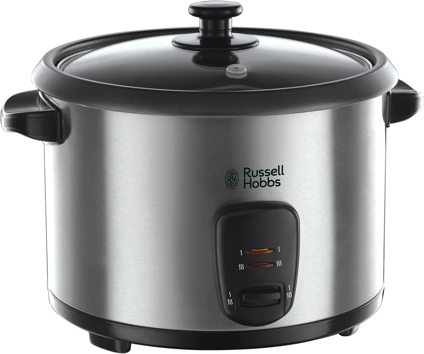 Electric Rice Cooker & Steamer - 1.8L (10 Cup) Keep Warm Function, Removable Non Stick Bowl, Easy to Clean, Steamer Basket, Measuring Cup & Spoon Inc, Energy Saving, 700W, 19750